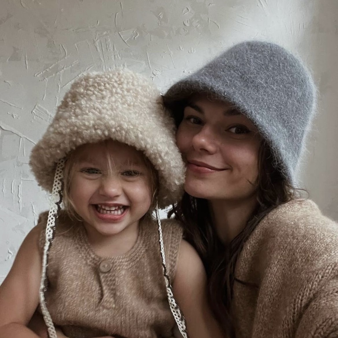 Детская панама из натуральной овчины