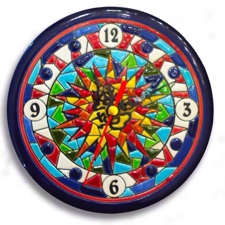 Часы "Гауди" круглые