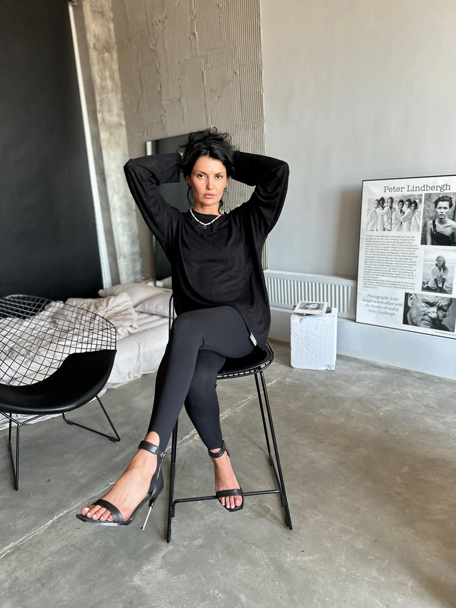 Лонгслив из вискозы