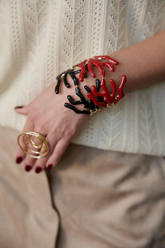 Браслеты  из металла с эмалью