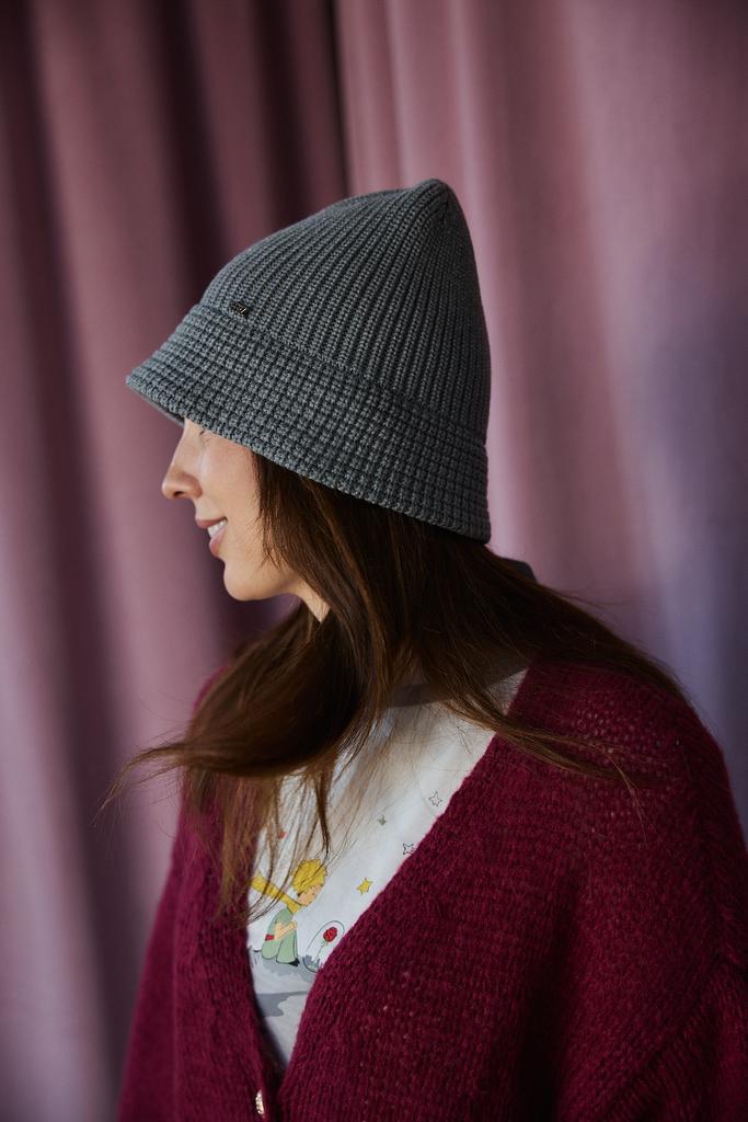 Панама вязаная из хлопка