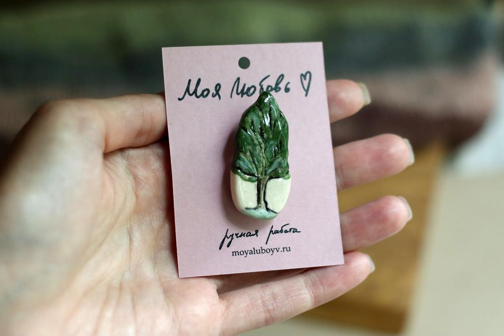 брошь "Дерево"