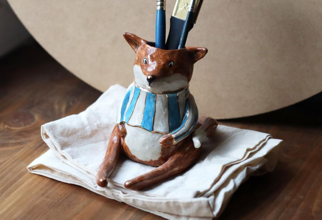 Лисёнок ваза