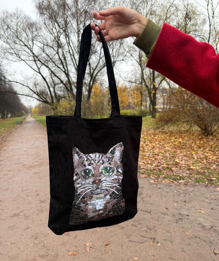 Шопер "Мозаичный кот"