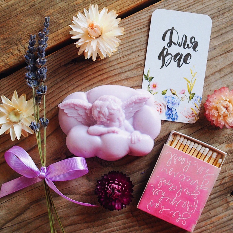 лавандовое мыло ручной работы