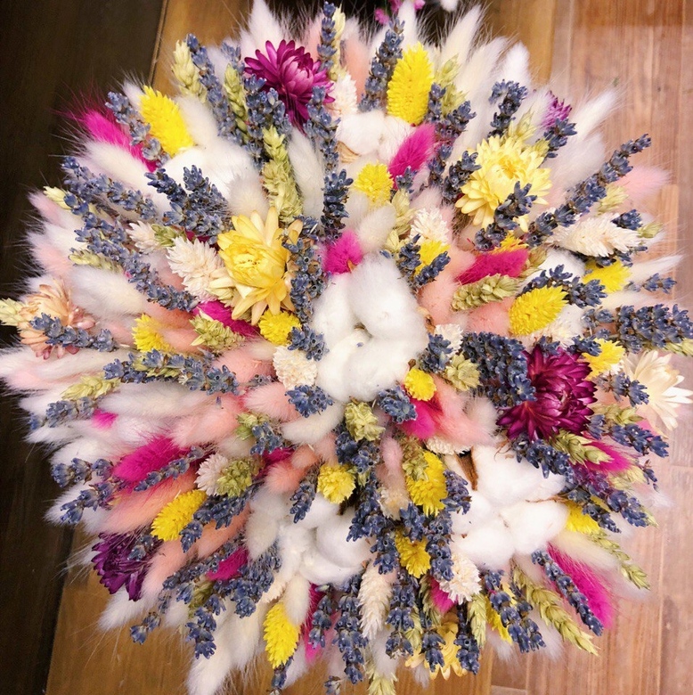 букет из сухоцветов