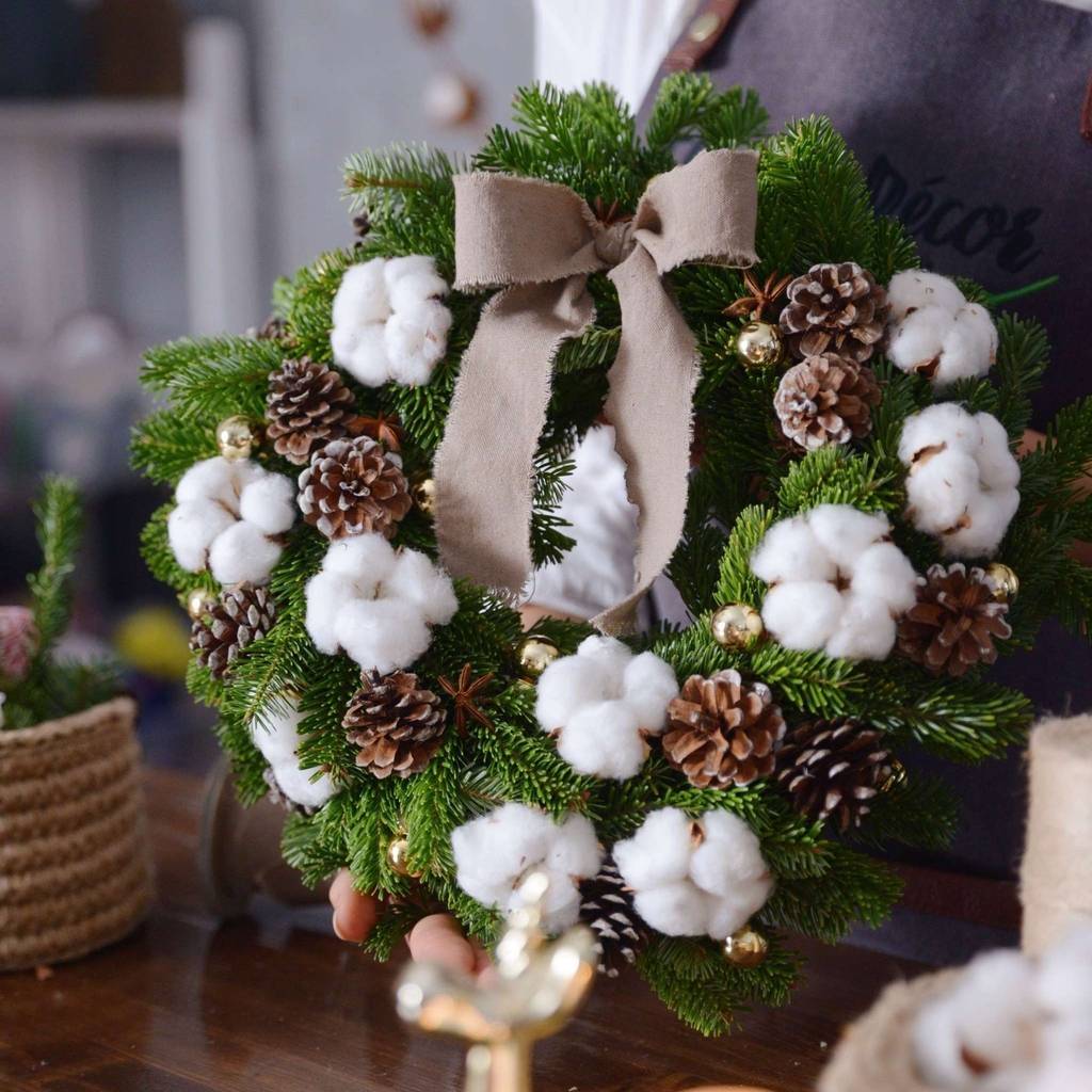 мастер-класс Рождественский венок