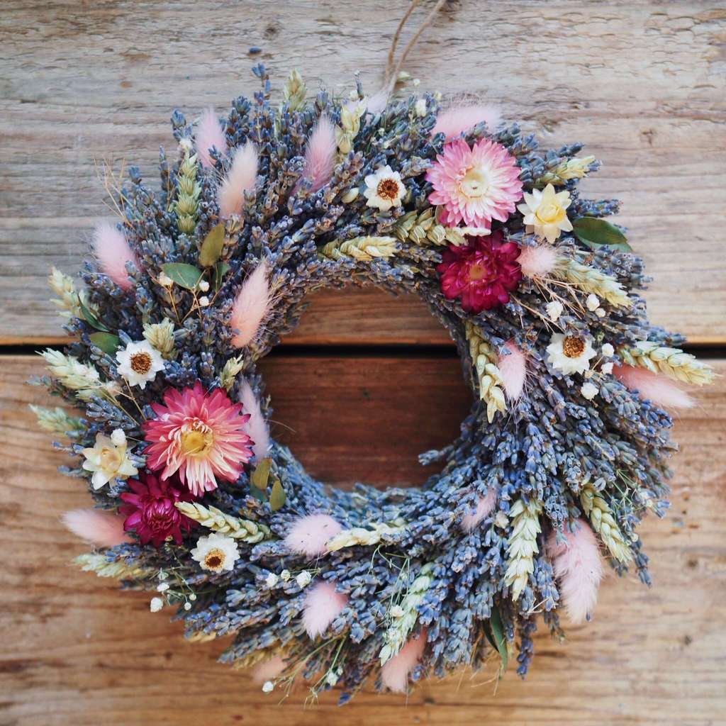 венок из лаванды
