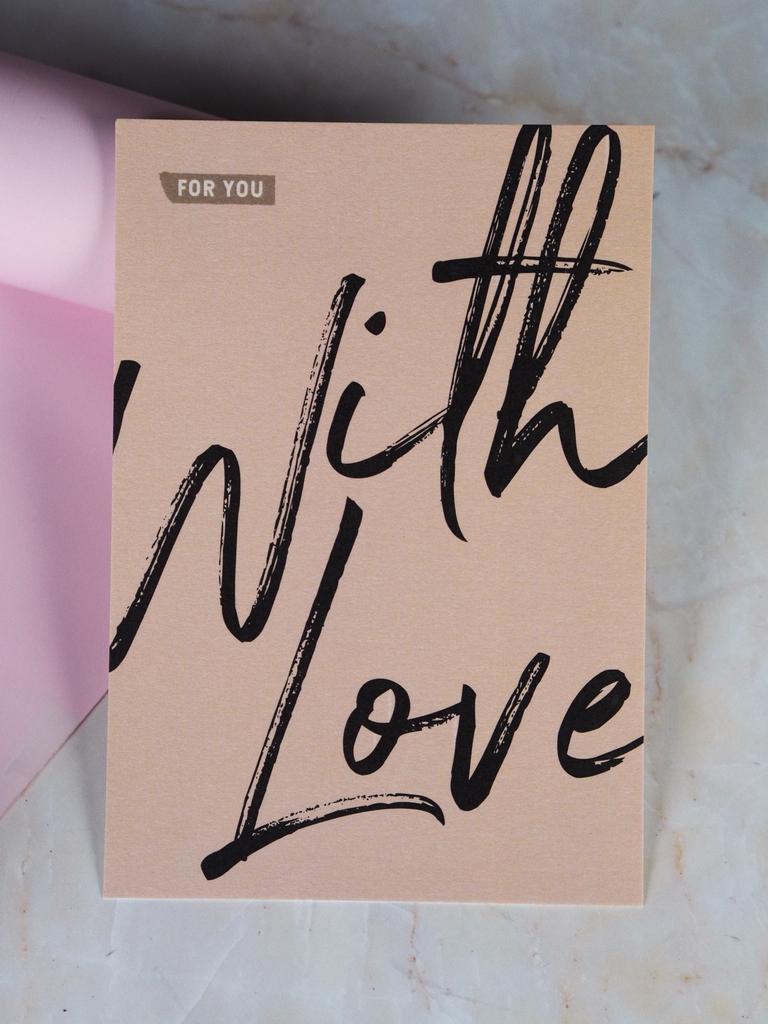 Открытка with love