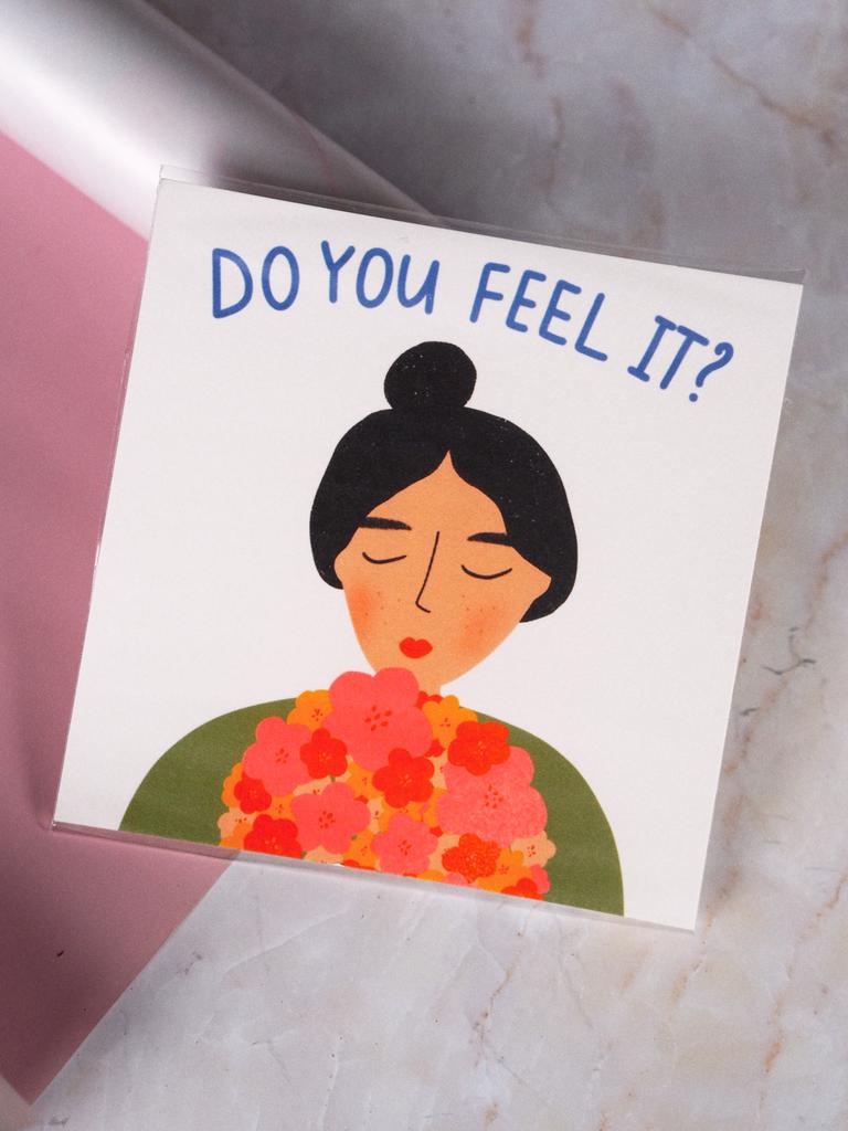 Открытка "Do you feel it?"