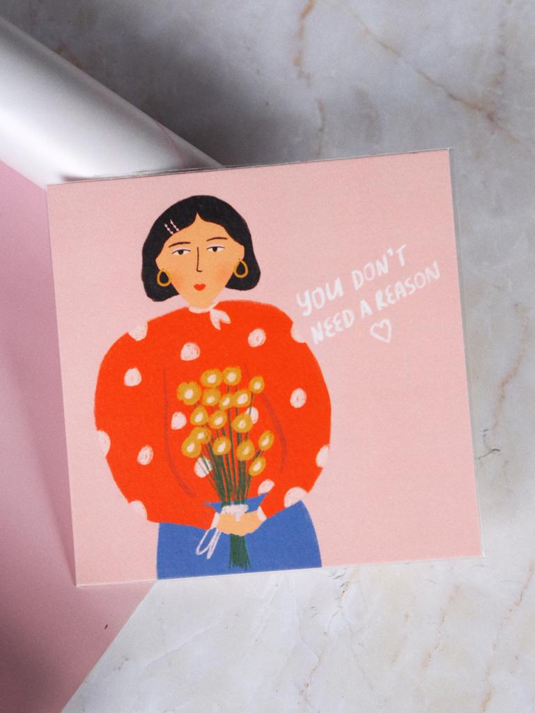 Открытка "You don't need a reason"