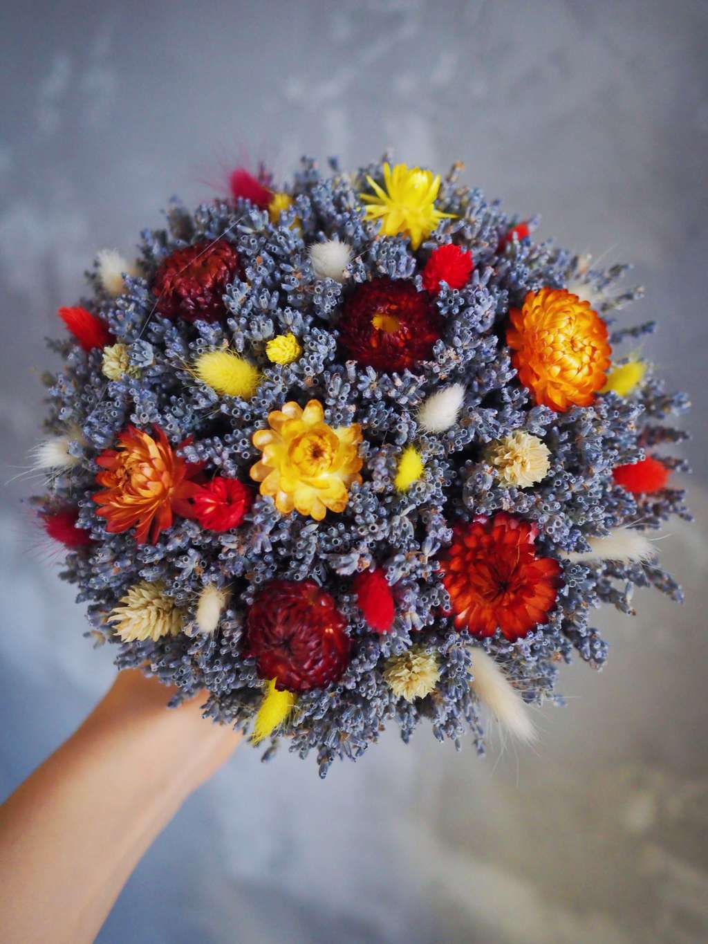 букет из лаванды флёр декор