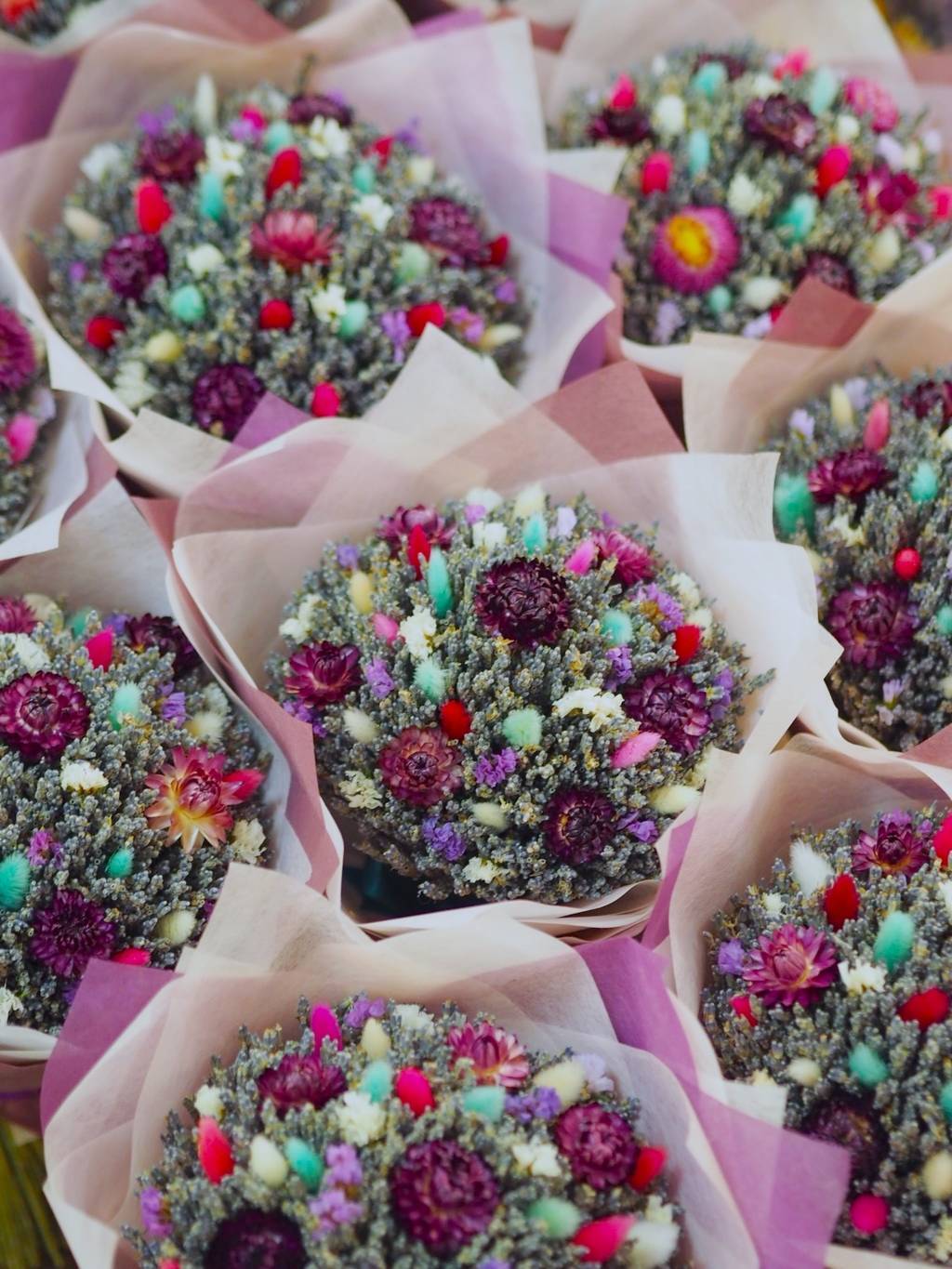 Букет лавандовый мятный