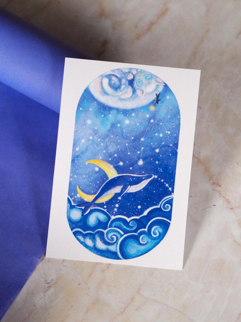 Открытка "Кит"