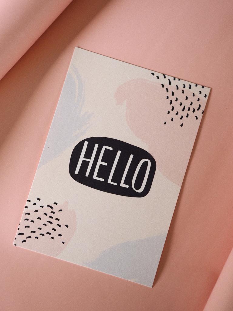 Открытка Hello