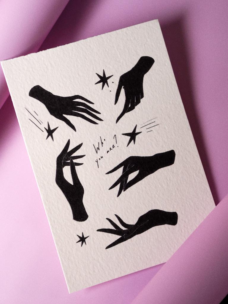 Открытка "Кто ты?"