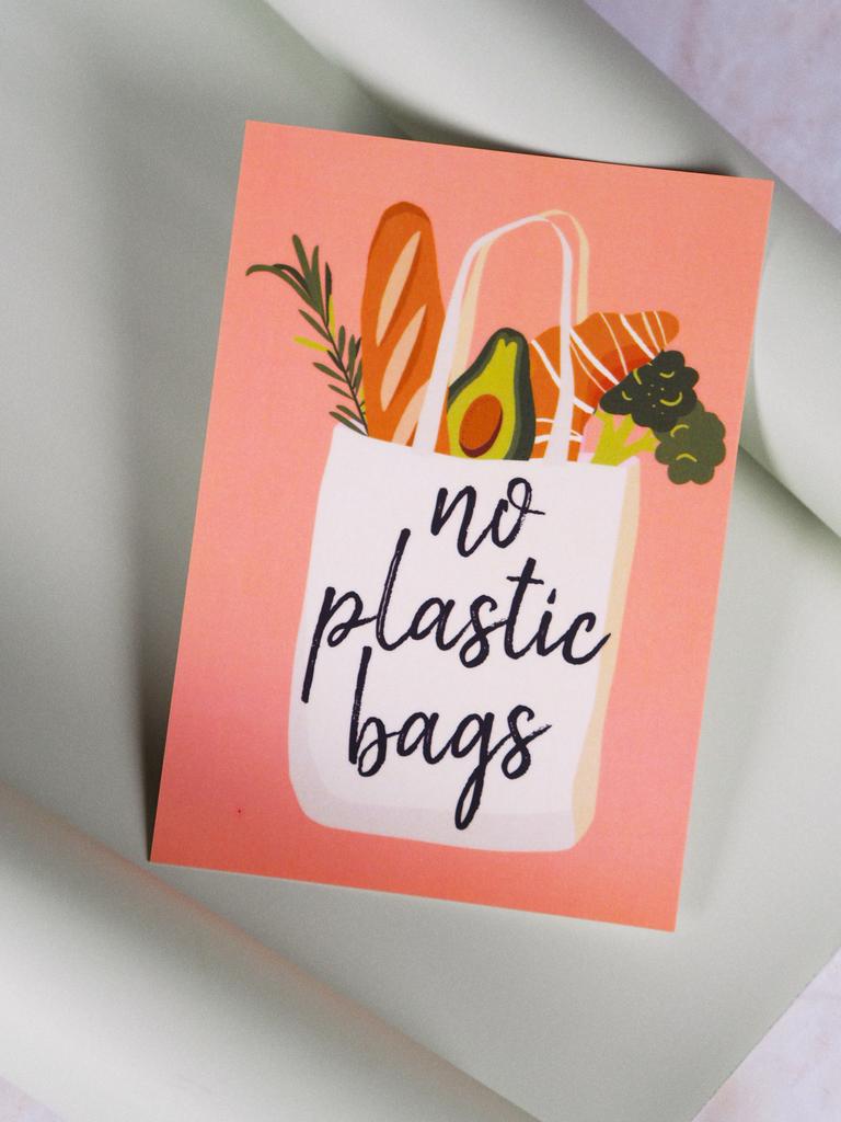 Открытка no plastic bags