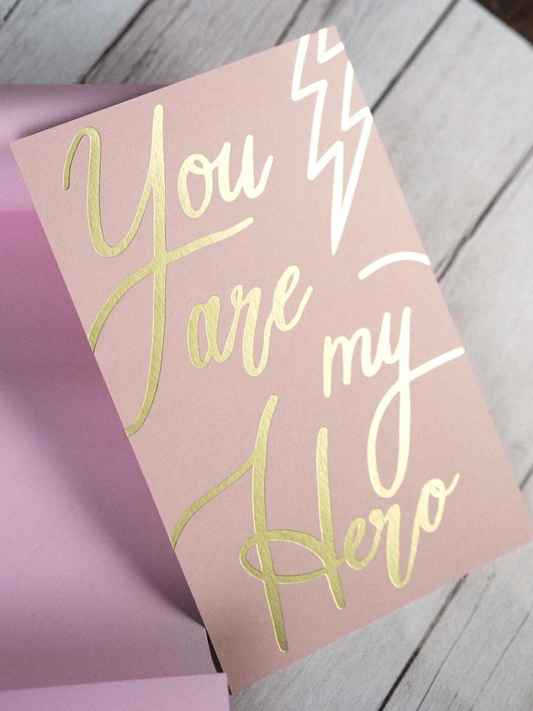 Открытка для мужчины ты мой герой