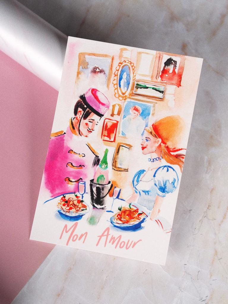 Открытка Mon Amour