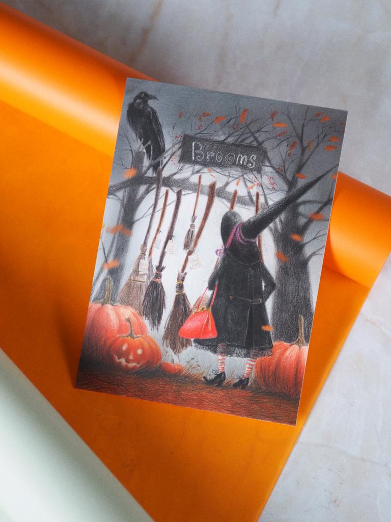 Открытка «Brooms”