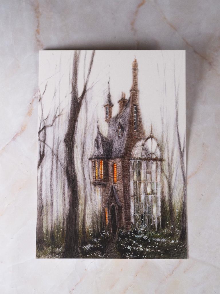 Открытка Осенний замок