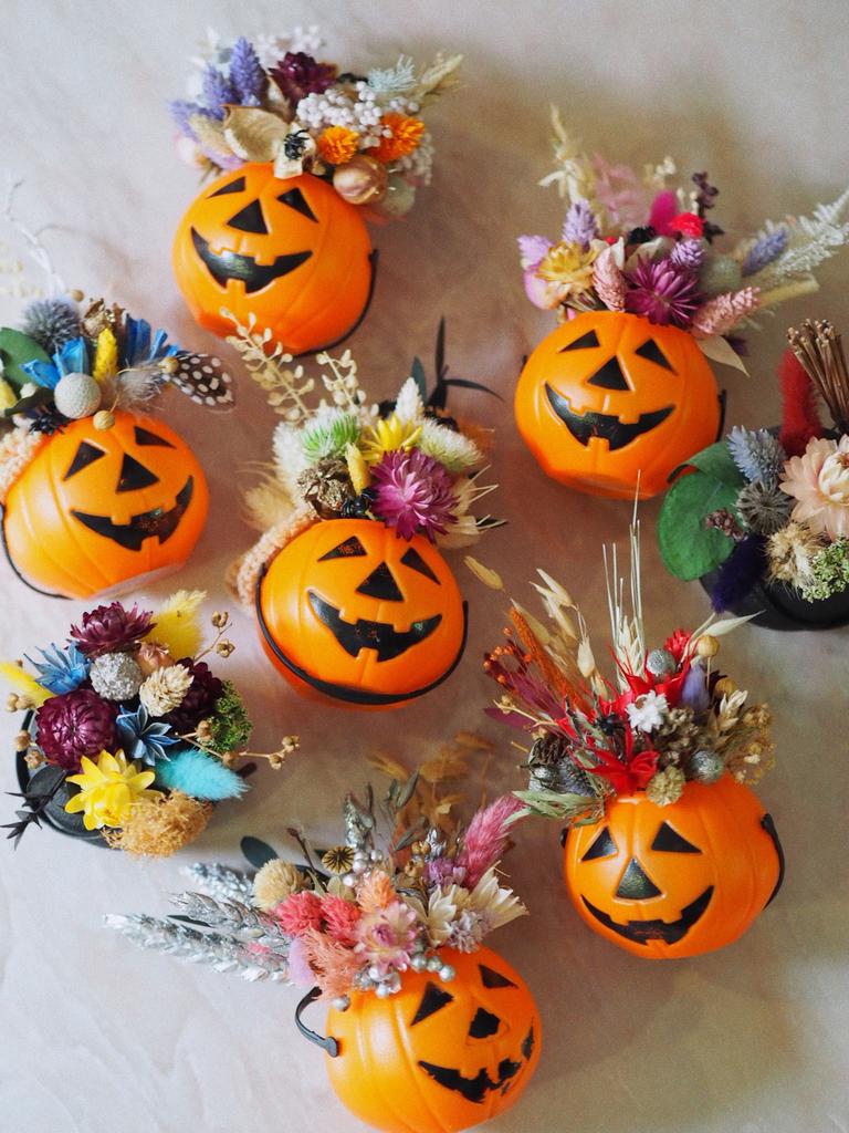 Тыква с цветами