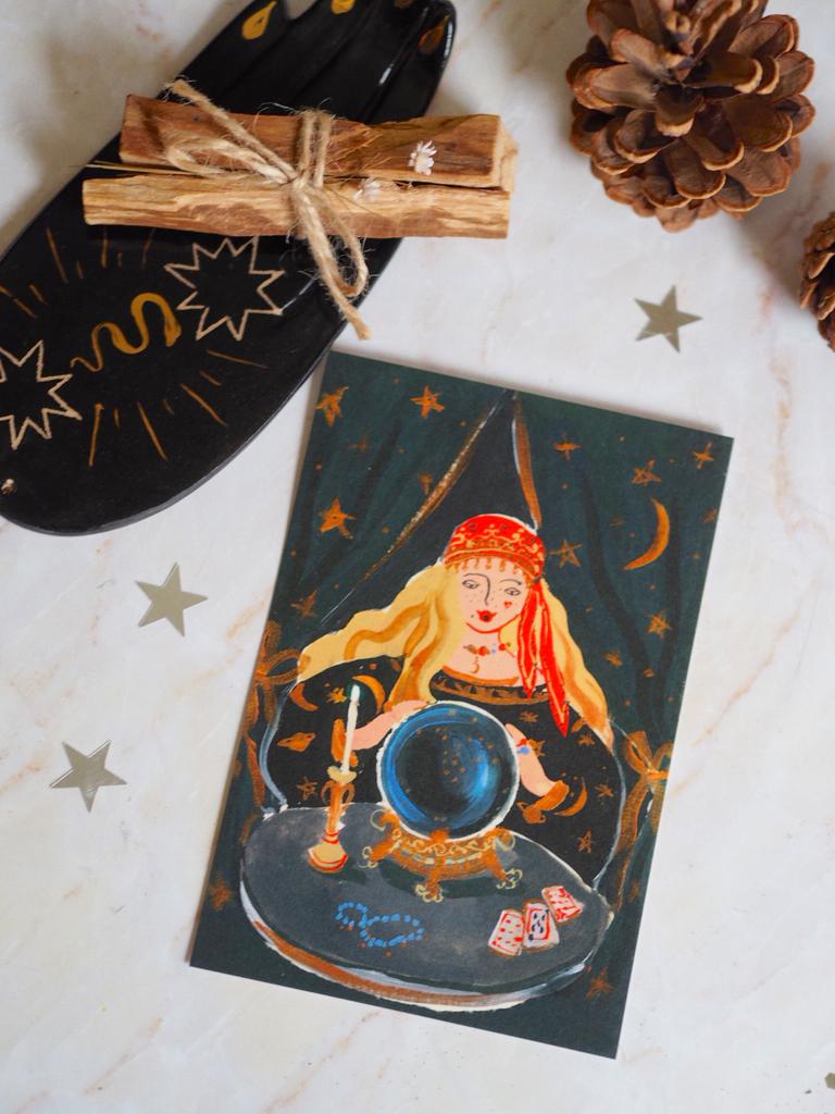 Открытка профессор Трелони