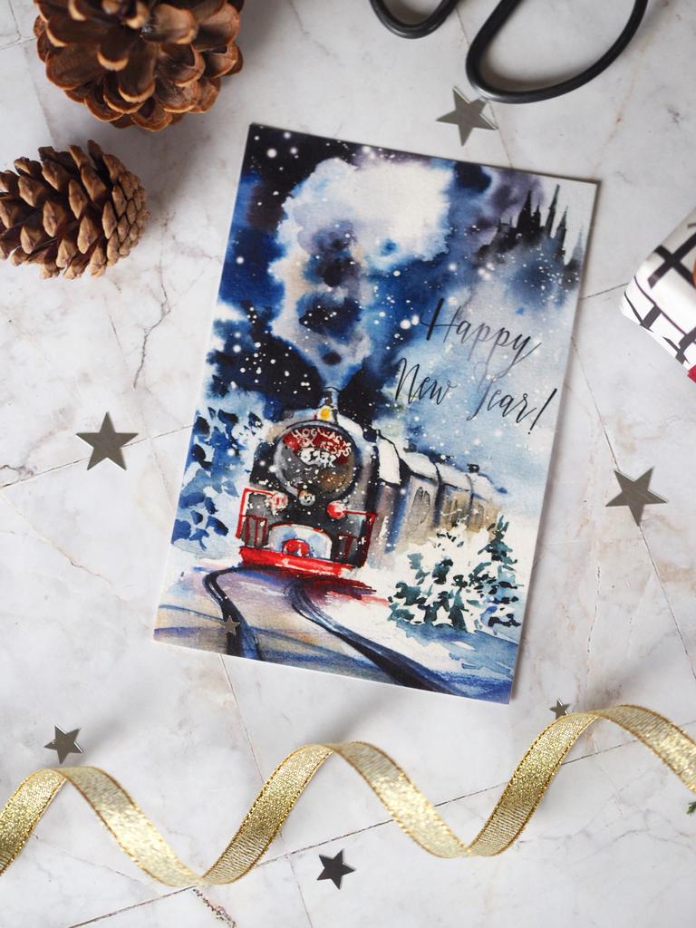 Открытка хогвартс експресс