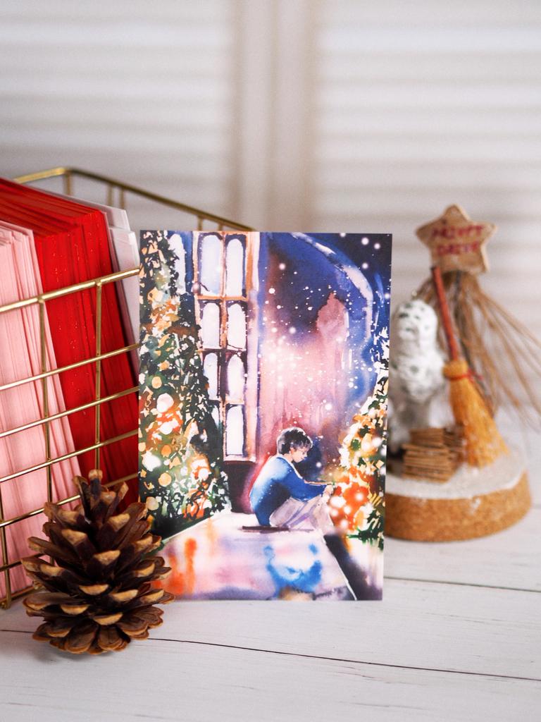 Открытка Гарри Поттер