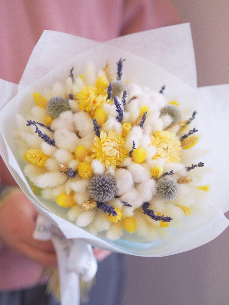 Свадебный букет в желтых тонах