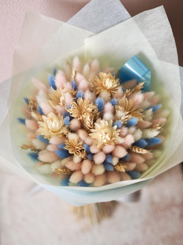 Букет из пушистиков "Незабудка"