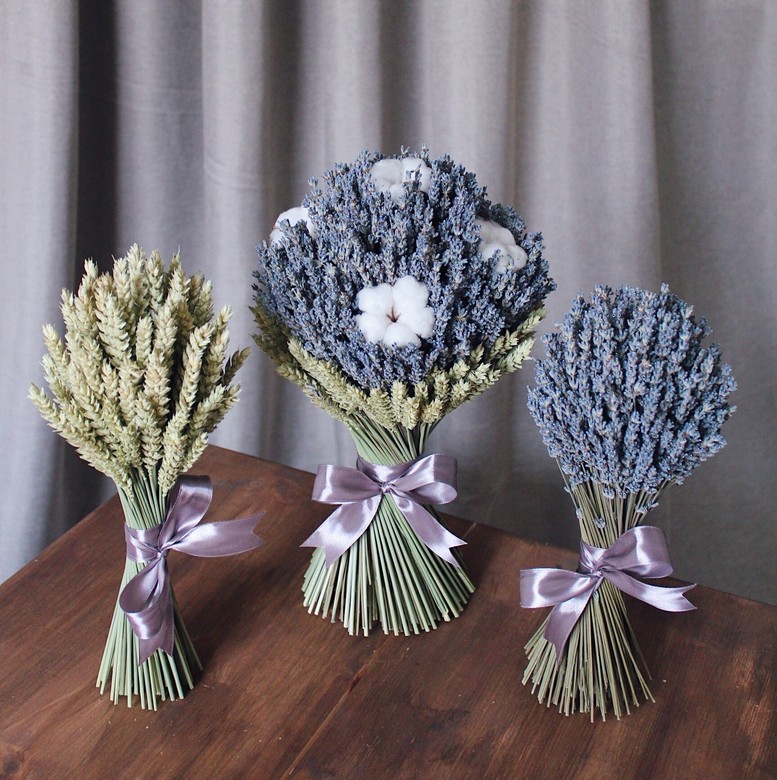 Букеты из сухоцветов для интерьера