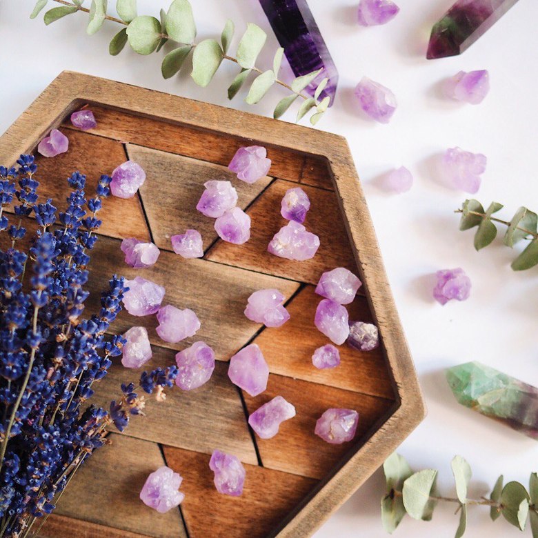 кристаллы аметиста