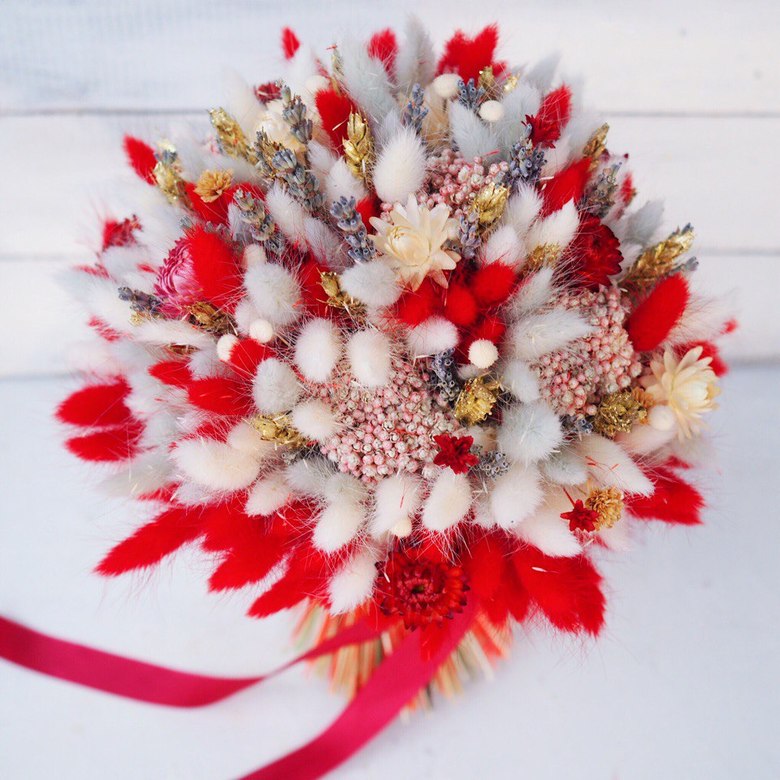 букет из сухоцветов купить в Москве