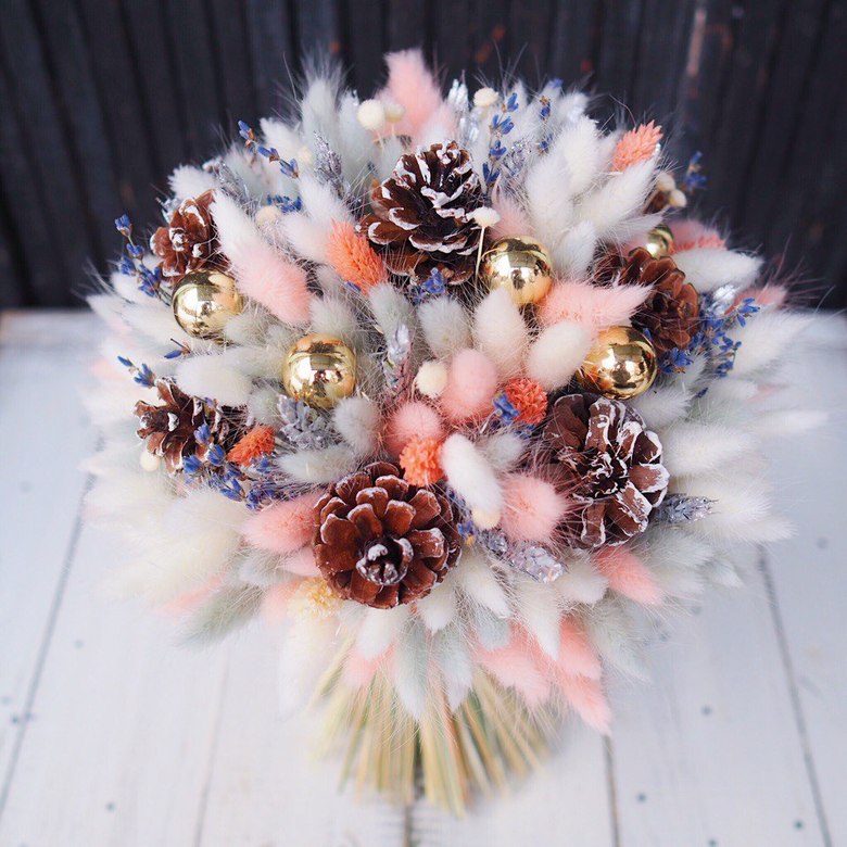 букет из сухоцветов купить в Москве