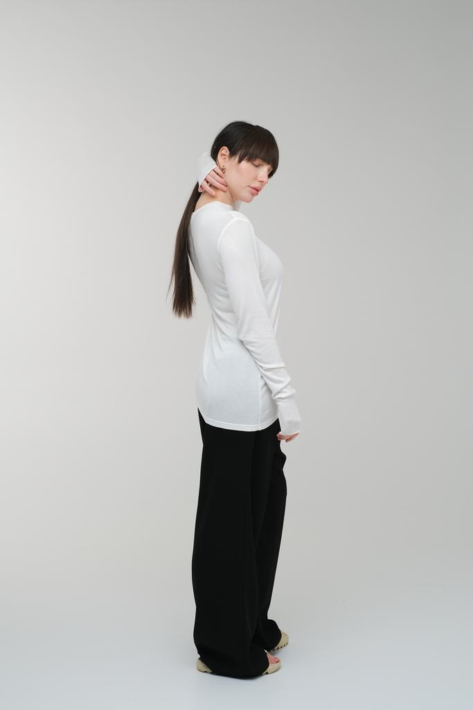 Лонгслив из вискозы