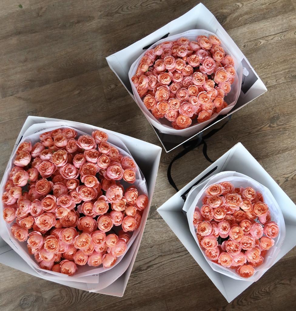 СЭТ из кустовых роз новая джульетта