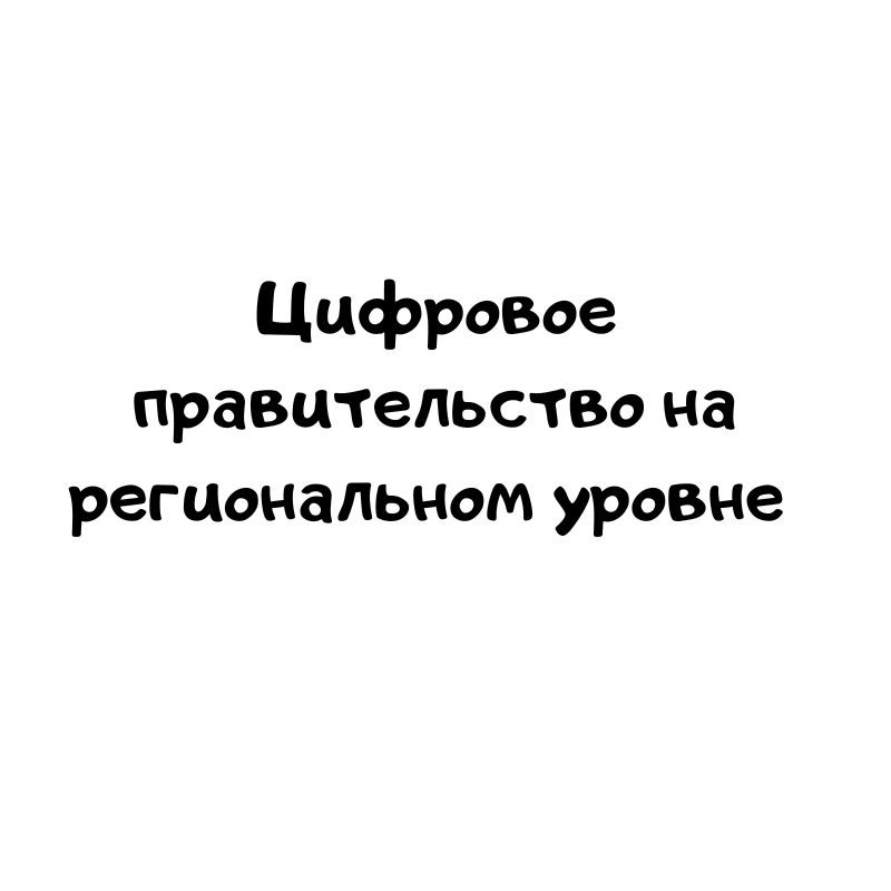 Цифровое правительство на региональном уровне