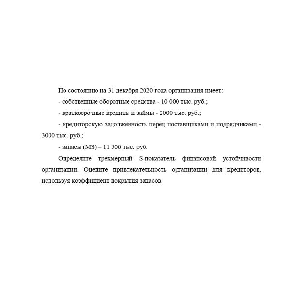 По состоянию на 31 декабря 2020 года организация имеет:
