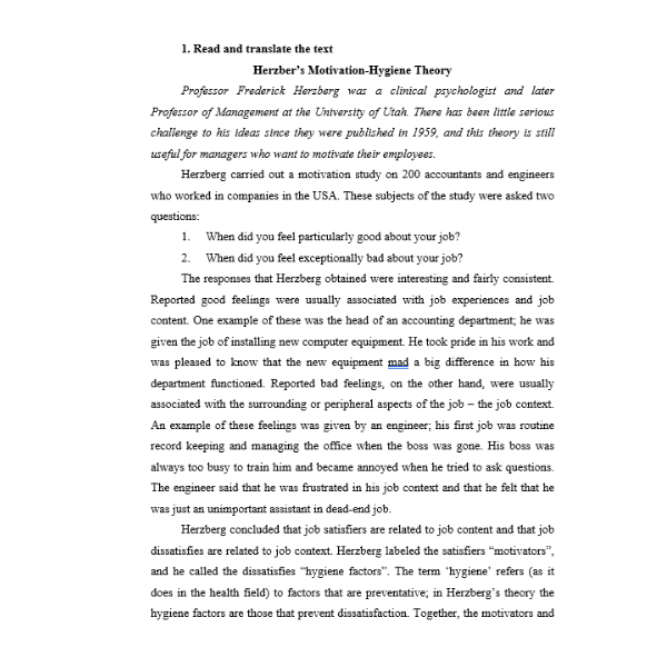 Module 3 factors of motivation