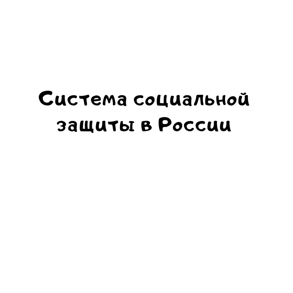 Система социальной защиты в России на примере деятельности Центра социальной поддержки населения Пышминнского района Свердловской области