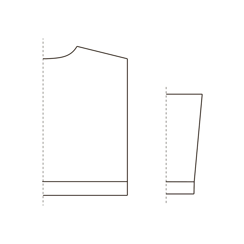 Конструирование. Свитер со спущенным рукавом 2.0