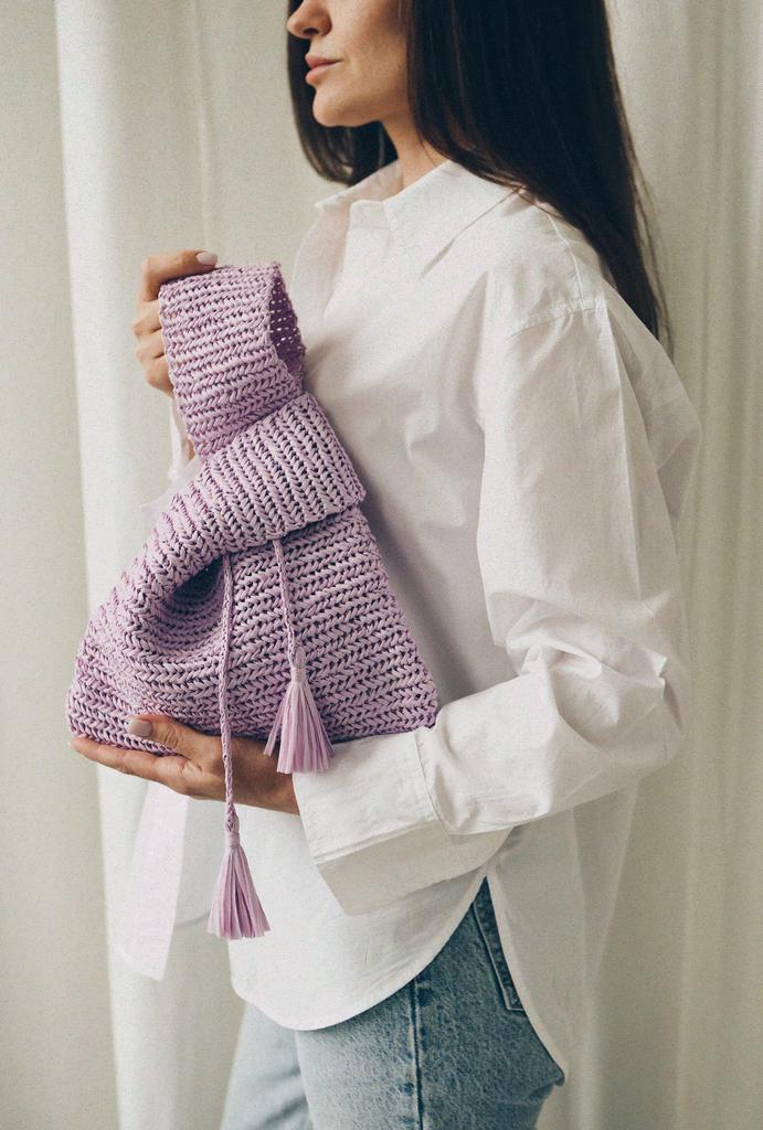 Онлайн по вязанию сумочки из рафии. Закончен