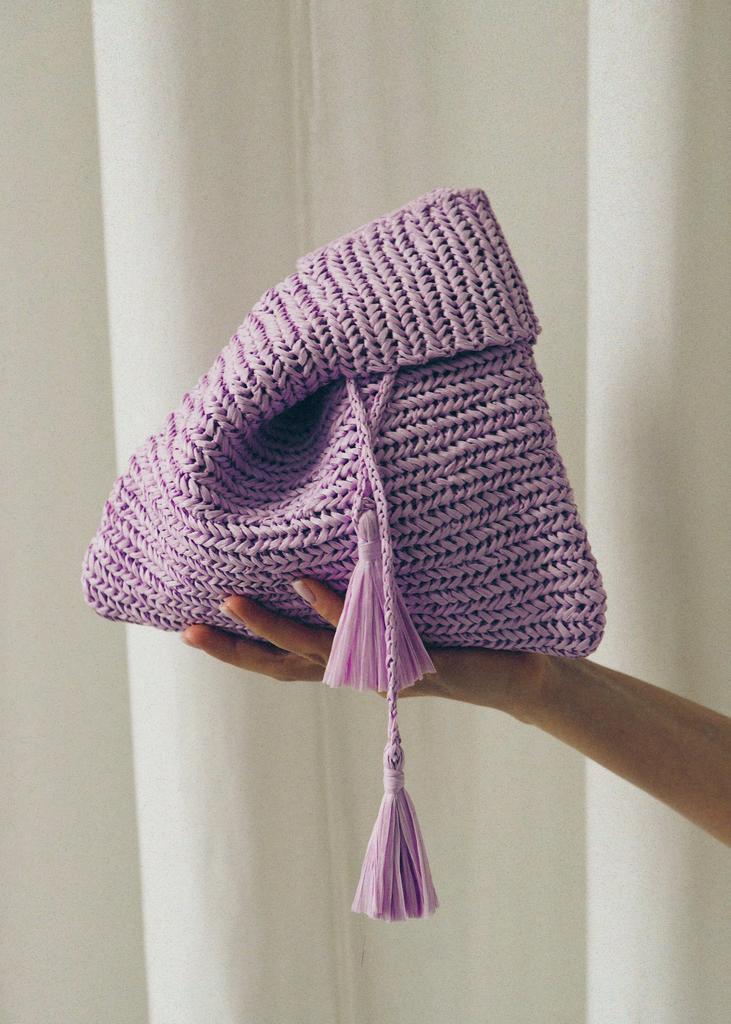 Сумочка из рафии Ликорис #likoris_bag_iiaks