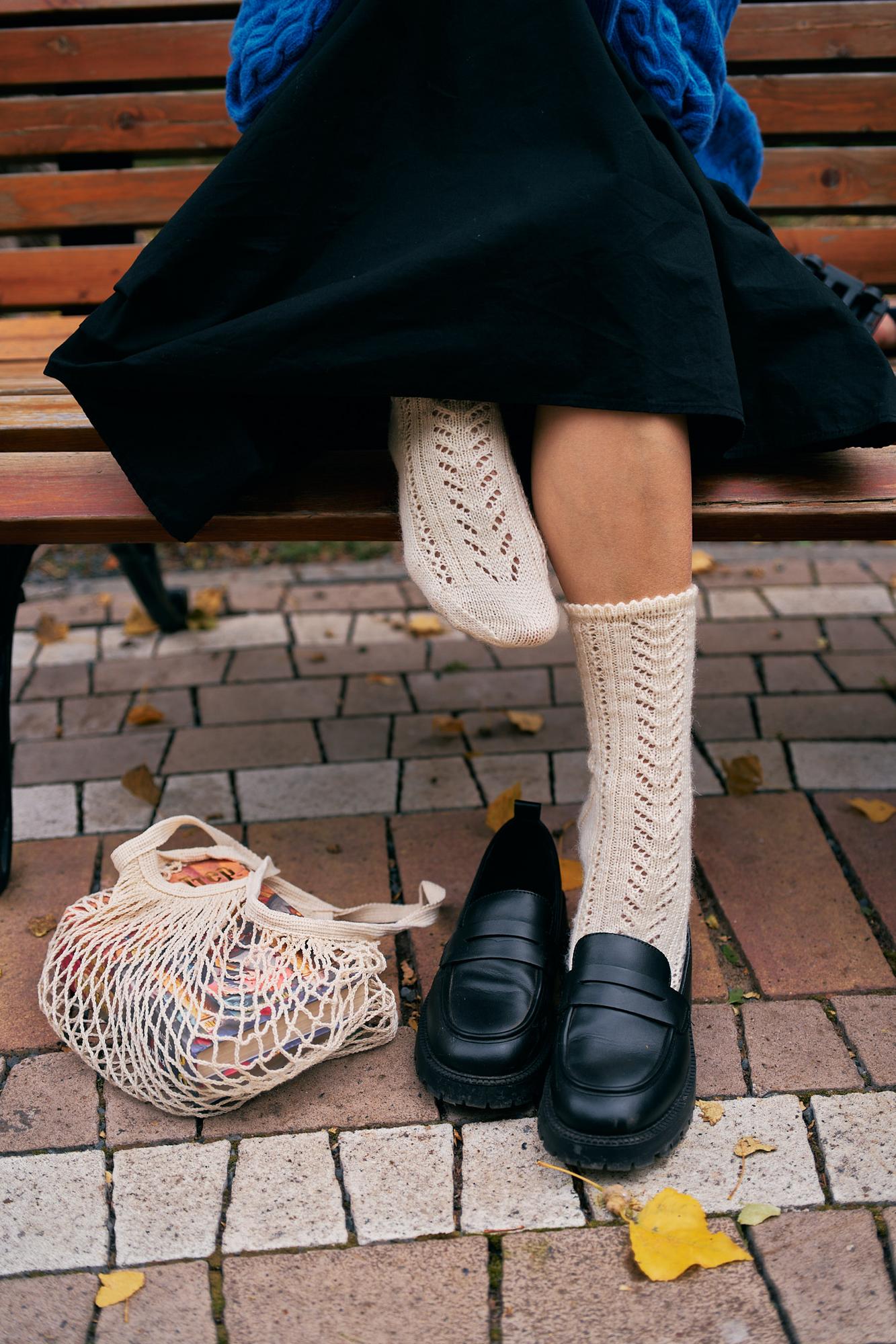 МК носочки "Ажур тужур"