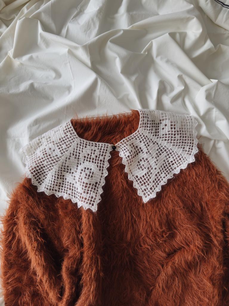 Инструкция. Воротничок Космея #kosmeya_vorotnichok_iiaks Формат pdf + Телеграм канал