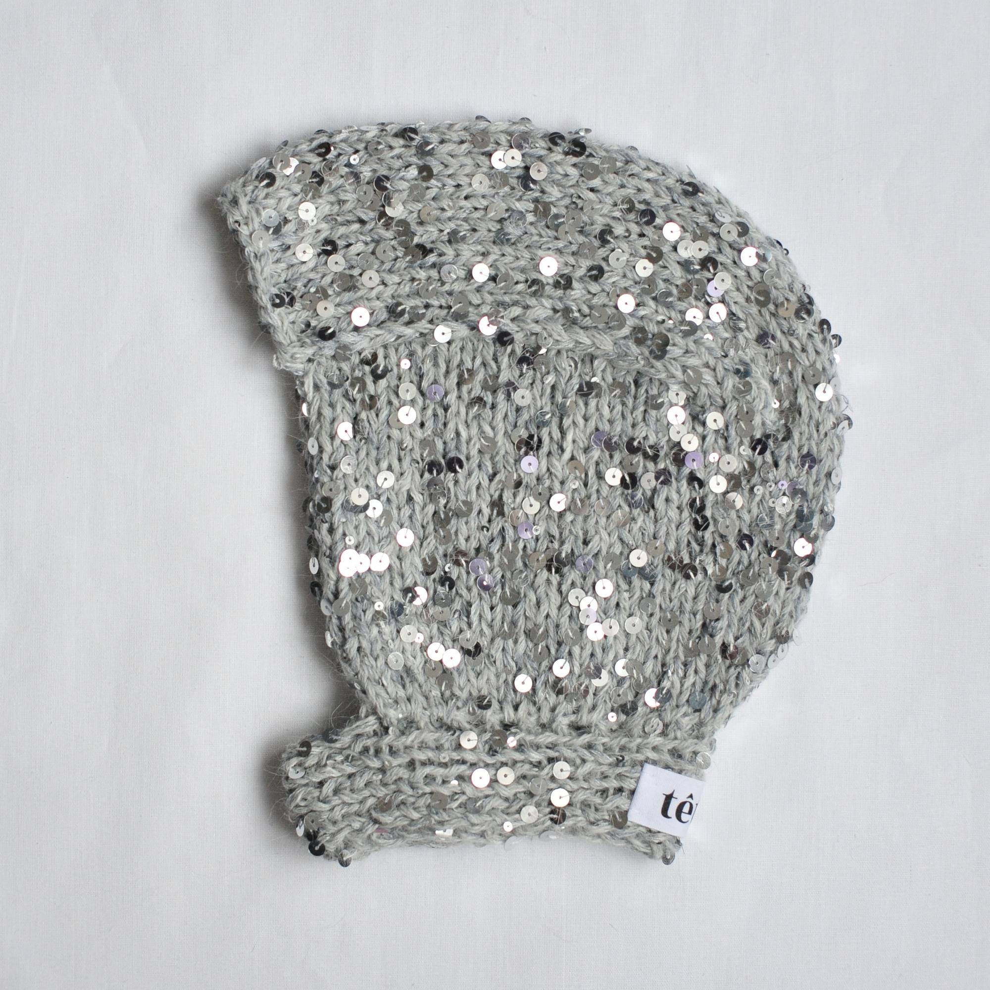 Silver sequin bonnet