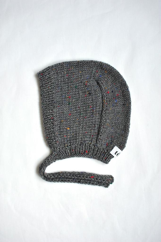 Чепчик серый меланж