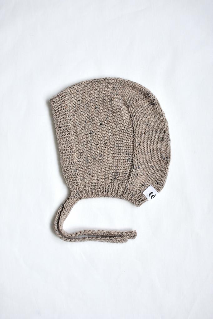 Чепчик бежевый меланж