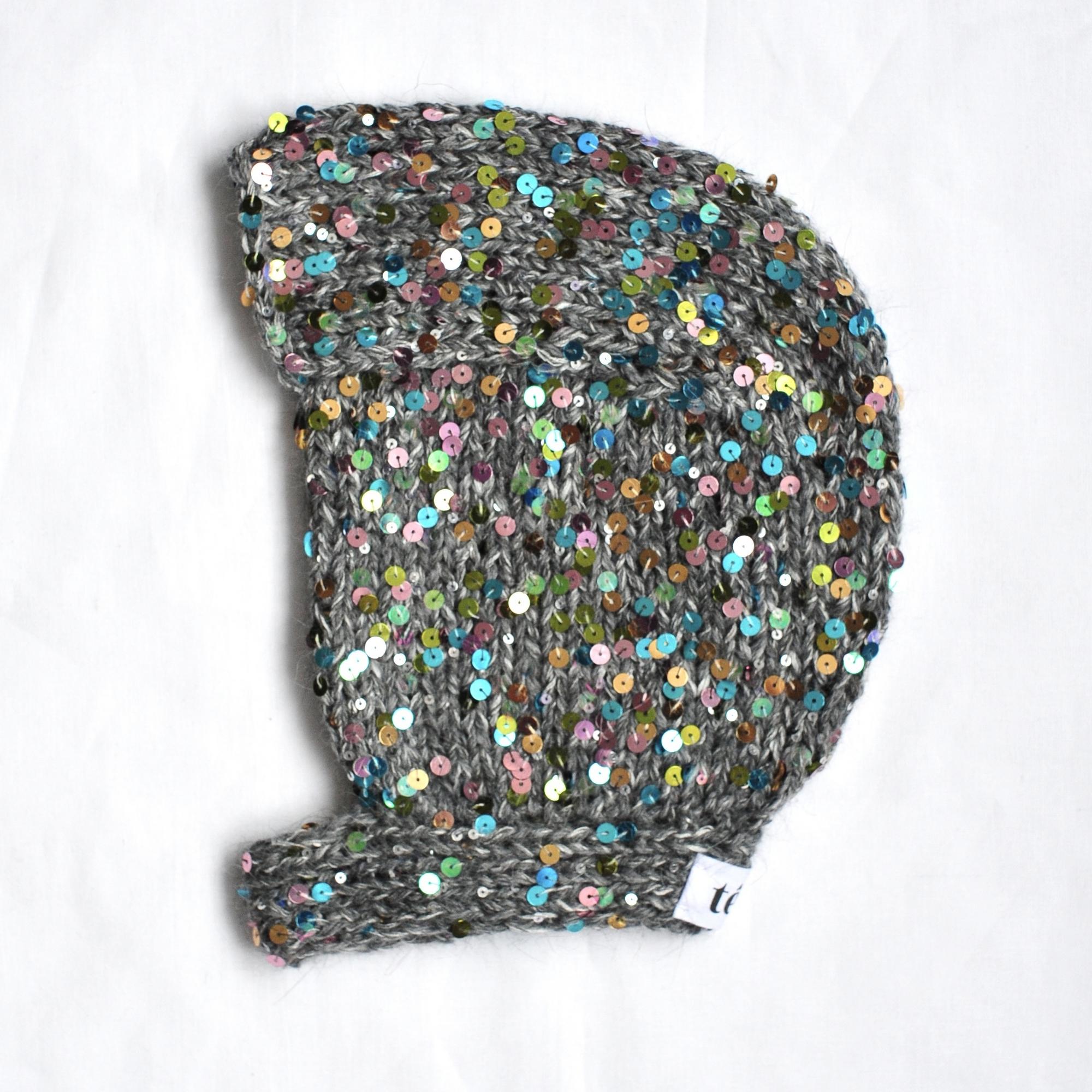 Colorful sequin bonnet